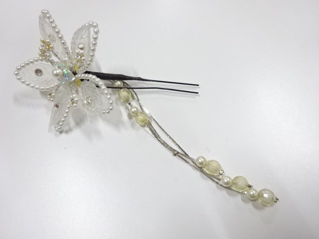 JAPANESE KIMONO / ANTIQUE HAIR ACCESSORY